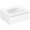 Mexen Orio bathroom cabinet 60 cm with Vela washbasin, 1 drawer, white matte - 91A10-06023-1-BF01-W23M01