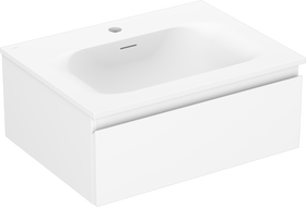 Mexen Orio 60 cm Bathroom Cabinet with Vela Sink, 1 Drawer, White Matte - 91A10-06023-1-BF01-W23M01