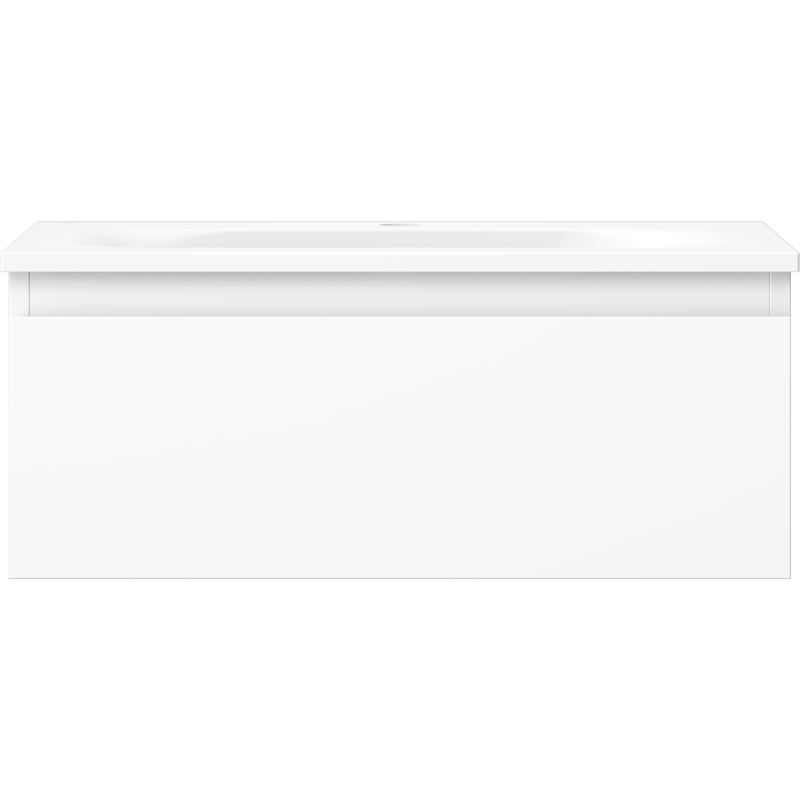 Mexen Orio 60 cm Bathroom Cabinet with Vela Sink, 1 Drawer, White Matte - 91A10-06023-1-BF01-W23M01