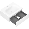 Mexen Orio bathroom cabinet 60 cm with Vela washbasin, 1 drawer, white matte - 91A10-06023-1-BF01-W23M01