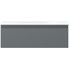 Mexen Orio bathroom cabinet 70 cm with Vela sink, 1 drawer, matte graphite/white matte - 91A10-07023-1-BF66-W23M01
