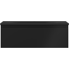 Mexen Orio bathroom cabinet 70 cm with Vela washbasin, 1 drawer, black matte - 91A10-07023-1-BF71-W23M71