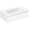 Mexen Orio bathroom cabinet 80 cm with Vela sink, 1 drawer, white matte - 91A10-08023-1-BF01-W23M01