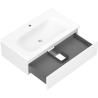Mexen Orio bathroom cabinet 80 cm with Vela sink, 1 drawer, white matte - 91A10-08023-1-BF01-W23M01