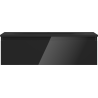 Mexen Orio bathroom cabinet 80 cm with Vela sink, 1 drawer, black gloss/black matte - 91A10-08023-1-BF70-W23M71