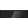 Mexen Orio bathroom cabinet 90 cm with Vela sink, 1 drawer, black gloss/black matte - 91A10-09023-1-BF70-W23M71