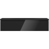 Mexen Orio bathroom cabinet 100 cm with Vela sink, 1 drawer, black gloss/black matte - 91A10-10023-1-BF70-W23M71