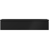 Mexen Orio bathroom cabinet 120 cm with Vela sink, 1 drawer, black matte - 91A10-12023-1-BF71-W23M71