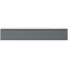 Mexen Orio bathroom cabinet 140 cm with Vela washbasin, 1 drawer, matte graphite/white matte - 91A10-14023-1-BF66-W23M01