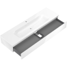 Mexen Orio bathroom cabinet 160 cm with Vela washbasin, 1 drawer, white gloss - 91A10-16023-1-BF00-W23M00