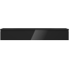 Mexen Orio bathroom cabinet 160 cm with Vela washbasin, 1 drawer, black gloss/black matte - 91A10-16023-1-BF70-W23M71
