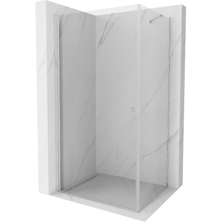 Mexen Pretoria hinged shower cubicle 85 x 80 cm, Transparent, Chrome - 852-085-080-01-00