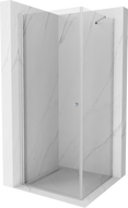 Mexen Pretoria pivot shower enclosure 90 x 90 cm, transparent, chrome - 852-090-090-01-00