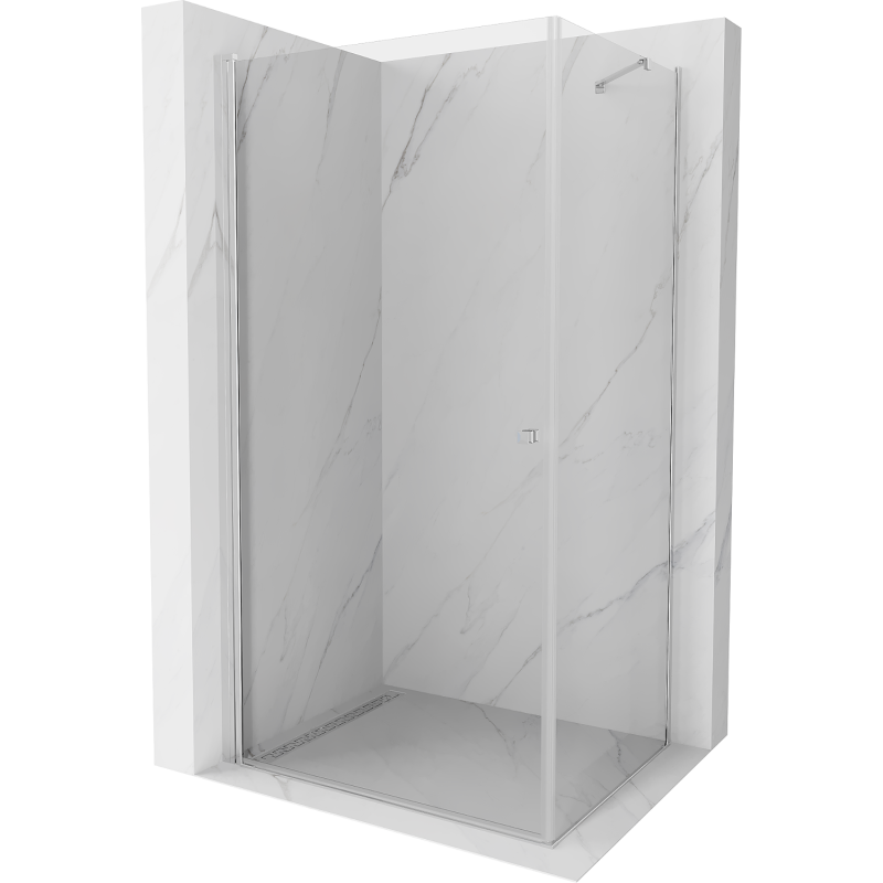 Mexen Pretoria hinged shower cubicle 90 x 120 cm, Transparent, Chrome - 852-090-120-01-00