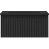 Mexen Rivel bathroom cabinet 50 cm with Otis sink, 1 drawer, fluted, matte black - 91A20-05023-1-BF71-W18M71
