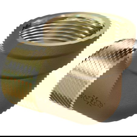 Mexen BRASS 2 GZ x 2 GW Brass Elbow - W97410-2020