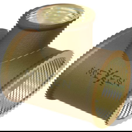 Mexen BRASS brass tee 3/4 FF x 1/2 FF x 3/4 FF - W97412-341234