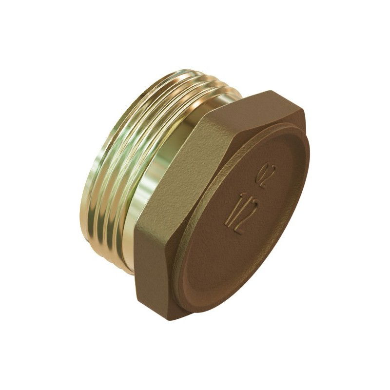 Mexen BRASS 1/2 GZ brass plug - W97413-12