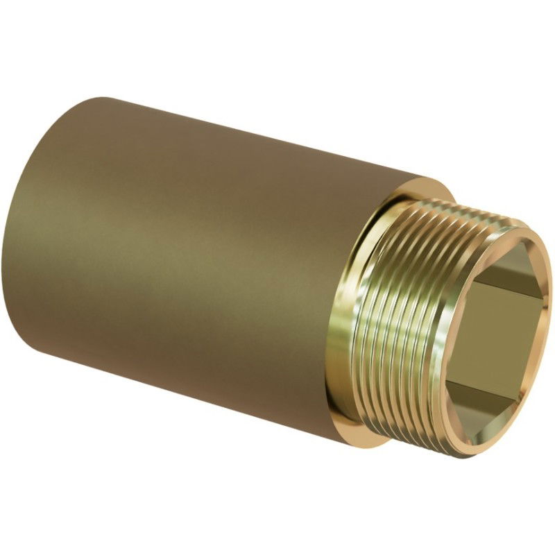 Mexen BRASS 3/4" GW x 3/4" GZ Round Brass Extension, 15 mm - W97415-3434-15