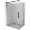 Mexen Rox sliding shower cabin 130 x 70 cm, transparent, gun metal - 8C2-130-070-95-00