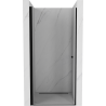 Mexen Pretoria hinged shower door 70 cm, Transparent, Black - 852-070-000-70-00
