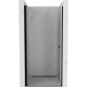 Mexen Pretoria 80 cm pivot shower door, transparent, black - 852-080-000-70-00
