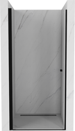 Mexen Pretoria 80 cm Swing Shower Door, Transparent, Black - 852-080-000-70-00