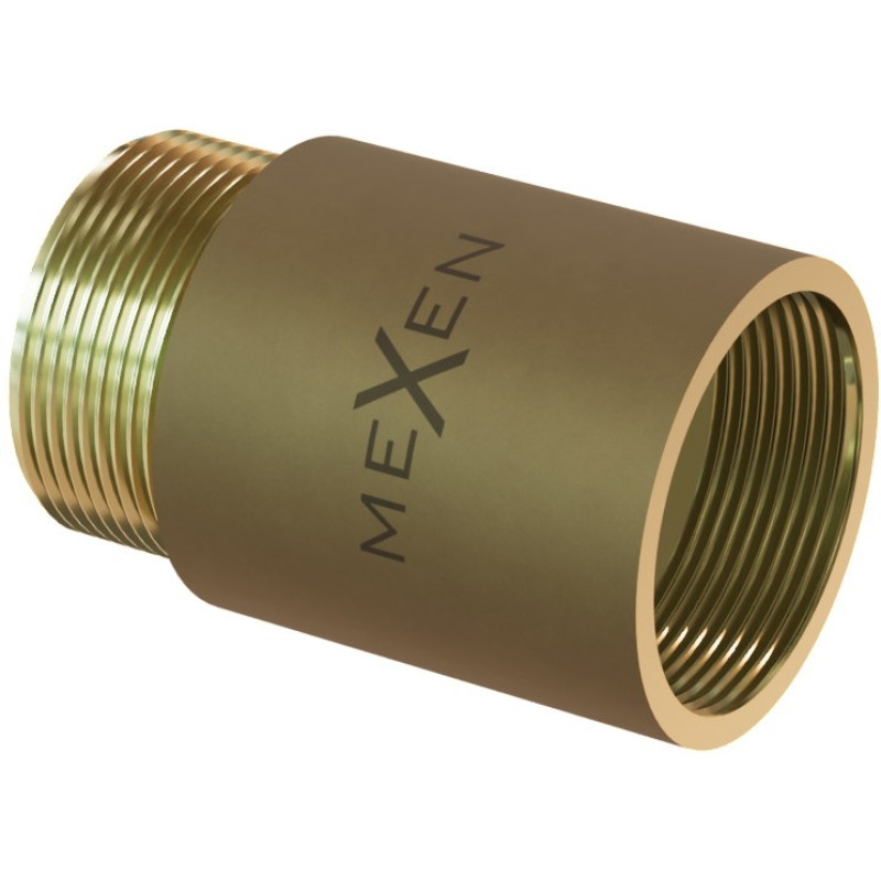 Mexen BRASS round brass reducing extension 1/2 GW x 3/8 GZ, 10 mm - W97416-1238-10