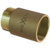 Mexen BRASS round brass reducing extension 1/2 GW x 3/8 GZ, 10 mm - W97416-1238-10