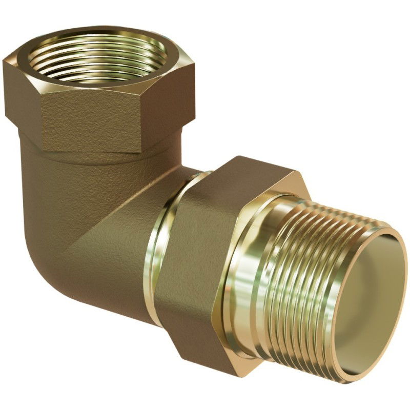 Mexen BRASS brass elbow fitting 2 M x 2 F - W97418-2020