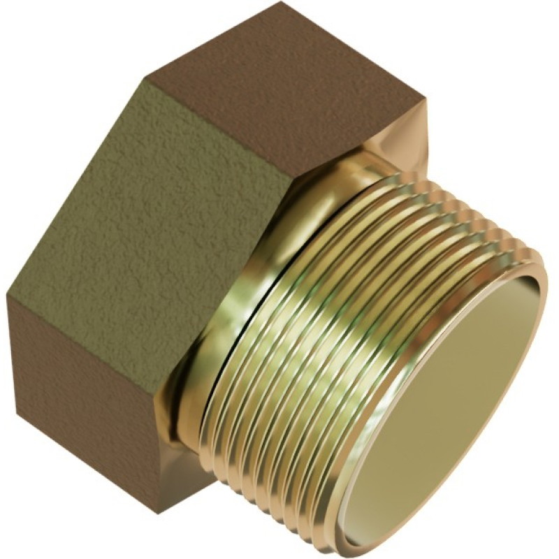 Mexen BRASS brass nut-screw reduction 2 FN x 6/4 MN - W97419-2064