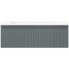 Mexen Rivel bathroom cabinet 70 cm with Otis sink, 1 drawer, fluted, graphite matte/white matte - 91A20-07023-1-BF66-W18M01