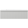 Mexen Rivel 80 cm Bathroom Cabinet with Otis Sink, 1 Drawer, Ribbed, Gray Matte/White Matte - 91A20-08023-1-BF62-W18M01