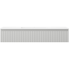 Mexen Rivel bathroom cabinet 120 cm with Otis sink, 1 drawer, fluted, gray matte/white matte - 91A20-12023-1-BF62-W18M01