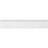 Mexen Rivel 140 cm Bathroom Cabinet with Otis Sink, 1 Drawer, Fluted, Matte White - 91A20-14023-1-BF01-W18M01