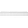 Mexen Rivel bathroom cabinet 160 cm with Otis sink, 1 drawer, fluted, white matte - 91A20-16023-1-BF01-W18M01