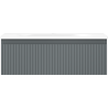 Mexen Rivel 70 cm Bathroom Cabinet with Vela Sink, 1 Drawer, Grooved, Matte Graphite/Matte White - 91A20-07023-1-BF66-W23M01