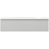 Mexen Rivel 90 cm Bathroom Cabinet with Vela Sink, 1 Drawer, Grooved, Gray Matte/White Matte - 91A20-09023-1-BF62-W23M01