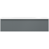 Mexen Rivel 90 cm Bathroom Cabinet with Vela Sink, 1 Drawer, Fluted, Graphite Matte/White Matte - 91A20-09023-1-BF66-W23M01