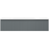 Mexen Rivel bathroom cabinet 100 cm with Vela sink, 1 drawer, grooved, matte graphite/white matte - 91A20-10023-1-BF66-W23M01
