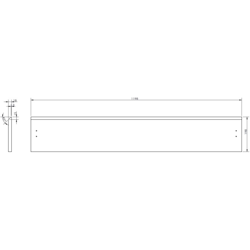 Mexen Rivel bathroom cabinet 120 cm with sink Vela, 1 drawer, fluted, gray matte/white matte - 91A20-12023-1-BF62-W23M01