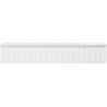 Mexen Rivel bathroom cabinet 140 cm with Vela sink, 1 drawer, grooved, white matte - 91A20-14023-1-BF01-W23M01