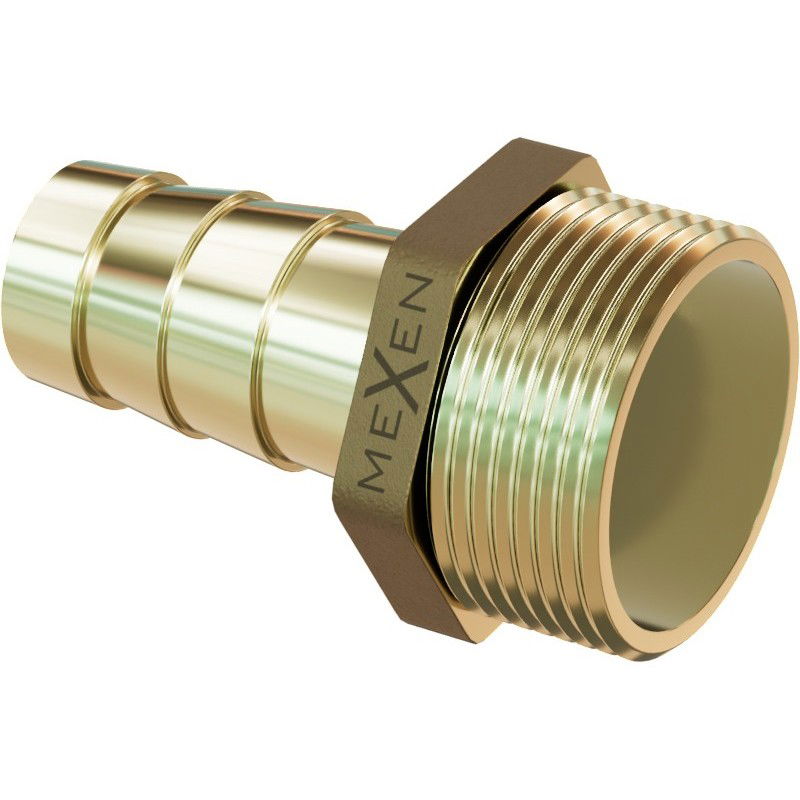 Mexen BRASS hose connector brass 3/4 M x 25 mm - W97421-3425