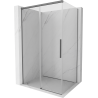 Mexen Rox sliding shower cabin 150 x 120 cm, transparent, gun metal - 8C2-150-120-95-00
