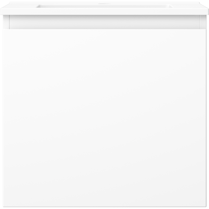 Mexen Orio bathroom cabinet 50 cm with Otis washbasin, 1 drawer, white matt - 91A10-05047-1-BF01-W18M01