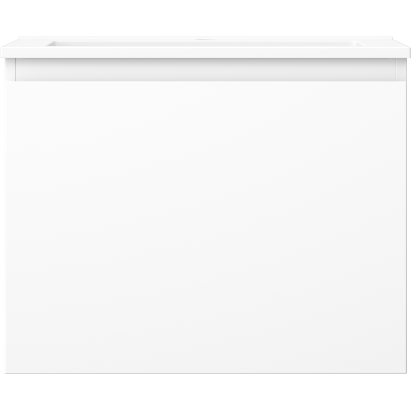 Mexen Orio bathroom cabinet 60 cm with Otis washbasin, 1 drawer, white matte - 91A10-06047-1-BF01-W18M01