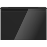 Mexen Orio 70 cm bathroom cabinet with Otis sink, 1 drawer, black gloss/black matte - 91A10-07047-1-BF70-W18M71