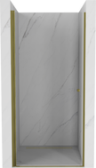 Mexen Pretoria 70 cm pivot shower door, transparent, gold - 852-070-000-50-00
