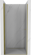 Mexen Pretoria hinged shower door 70 cm, Transparent, Gold - 852-070-000-50-00