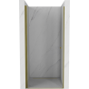Mexen Pretoria hinged shower door 90 cm, Transparent, Gold - 852-090-000-50-00